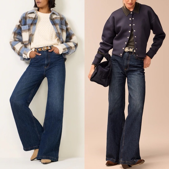 Anthropologie Pistola Lana Wide Baggy High Jeans